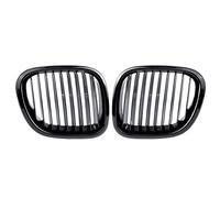grille de capot Compatible Avec BMW Pour Z3 E36 1996-2002 Calandre Course Rein Avant Noir Brillant Voiture Calandre Sport À Lattes Simples Calandre Noire Brillante
