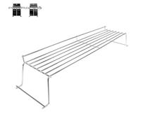 Grille de chauffage en acier inoxydable pour barbecue Weber, Pit Boss et plus encore, accessoires de grille de cuisson supérieure pour barbecues à granulés, à gaz et au charbon de bois (65054 pour