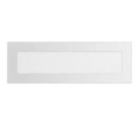 Grille de cheminée blanche 17 x 37 cm KRATKI