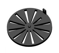 Grille de cheminée - Convient pour les poêles à lapin avec aperçu du modèle - Grille à cendres en acier massif - Ignifuge et résistant à la chaleur - Grille de cheminée, grille de cheminée, poêle à