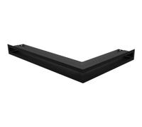 Grille de cheminée d'angle Air SF - Noir - 60 x 40 x 6 cm KRATKI