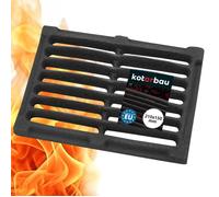 Grille de Cheminée en fonte 21,5 x 15,5 cm - Grille en fonte carrée - Résiste aux températures élevées - KOTARBAU