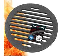 KOTARBAU® Grille de Cheminée en Fonte Ø 25 cm Grille en Fonte pour Insert poele a Bois cheminee