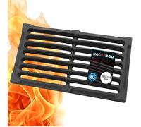 KOTARBAU® Grille de Cheminée en Fonte 26,5 x 15 cm Grille en Fonte pour Insert poele a Bois cheminee Grille Fonte cheminée