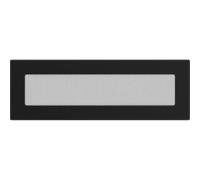 Grille de cheminée Noire 11 x 32 cm KRATKI