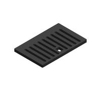 Grille de cheminée rectangulaire 300 x 192 x 15 mm compatible avec les poêles Contura ** Avec aperçu du modèle - Grille à cendres en acier massif - Grille de feu ignifuge et résistante à la chaleur