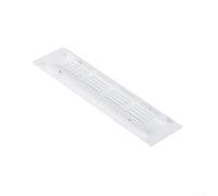 Grille de circulation d'air en aluminium pour armoires à chaussures et espaces de vie communs y compris la cuisine et la salle de bain (50 x 150 mm)