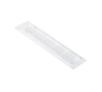 Grille de circulation d'air en aluminium pour armoires à chaussures et espaces de vie communs y compris la cuisine et la salle de bain (50 x 100 mm)