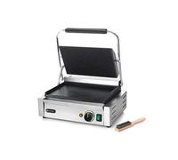 Grille de contact Panini - Hendi - 263662 - Inox - 2000 Watt - Gris