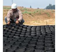 Grille de contrôle de la boue pour enclos de chevaux et bétail | Pavés en nid d'abeille de 5 cm d'épaisseur | Idéal pour les fermes, les jardins et les parkings | Système d'allée de gravier perméable