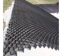 Grille de contrôle de Pente, pavé de Gravier de 2 Pouces, stabilisateur de Gravier for travaux de Fondation du Sol/Murs de soutènement, Treillis de Pavage de Jardin réutilisable(1x8m/3.2x26ft)