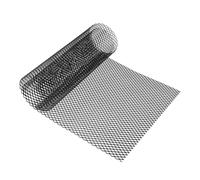 Grille de Course en Auminium 100 x 33cm, Maille losangique 3×6mm, Grille de Calandre universelle pour radiateur, capot et aération de voiture