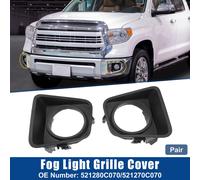 Grille De Couverture De Phare Antibrouillard Avant Gauche Et Droit pour Toyota Tundra 1794 Edition No.521280C070/521270C070-Lot De 2