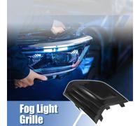 Grille De Couverture De Phare Antibrouillard Avant Gauche pour Ford Fusion Noir Brillant