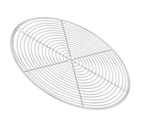 Grille de Cuiseur Vapeur Ronde en Acier Inoxydable, Support Perforé | Surface Lisse Antiadhésive, Modèle Léger pour Égoutter les Aliments, Tamales et Paniers Vapeur, la Cuisine Domestique