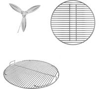 Grille de cuisson 7431 - 34,8 cm - Pour barbecues au charbon Weber de 37 cm (Jumbo Joe, One-Touch), convient également pour fumoir Smokey Mountain