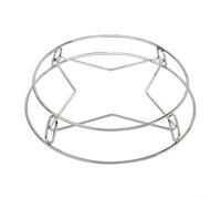 Grille de cuisson à la vapeur en acier inoxydable et support de casserole pour une utilisation efficace de l'espace dans les cuisines compactes (17 x 20 cm (petite taille)