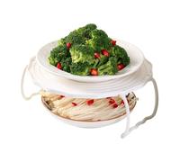 Grille de cuisson à la vapeur pliable empilable pour four à micro-ondes | Plateau chauffant pour plats chauds, bacon, collations, maison, cuisine intérieure