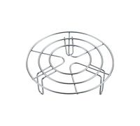 Grille de cuisson à la vapeur, support multifonction en acier inoxydable 304, 1 pièce, grille de cuisson à la vapeur, insert de grille de refroidissement, circulation d'air élevée pour cuisine