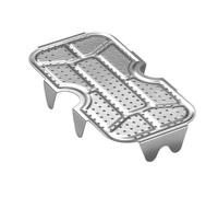 Grille de cuisson à vapeur pour aliments | Insert de cuiseur vapeur en acier inoxydable pour le camping, le pique-nique, le camping en plein air, le pique-nique