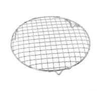 Grille de Cuisson Acier 20cm Polie Grille de Cuisson Acier 20cm | Pieds stables, acier inoxydable pour robuste, idéal pour feu de pour camp, diamètre 25cm, design rond classique(20cm)