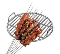 Grille de cuisson - Acier inoxydable 45cm | Acier inoxydable antiadhésif résistant à la chaleur | Grille de refroidissement en acier inoxydable pour barbecue arrière-cour camping pique-nique fête