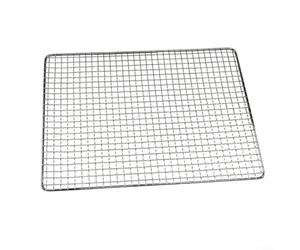 Grille de cuisson carrée galvanisée - 50 x 38 cm - Viande et poisson (50 x | Fabriqué en fer galvanisé, résistant à la corrosion, durable, haute capacité de charge, support alimentaire sûr