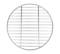 Grille de cuisson d'extérieur fabriquée en acier inoxydable, avec maille pour une répartition homogène de la chaleur et un nettoyage simple (38 cm)