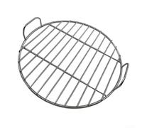 Grille de cuisson efficace en acier inoxydable pour bouilloire Weber 7432 et 57 cm avec poignée pour un réglage facile (55 cm)