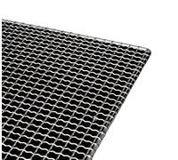 Grille de cuisson en acier inoxydable 304 - Grillage métallique pour cuisson et grillades - 43 x 29,5 cm - Accessoire de barbecue carré - Idéal pour la cuisine intérieure et extérieure