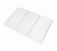 Grille de cuisson en acier inoxydable 60 x 40 cm - Grille en acier inoxydable de qualité supérieure pour barbecue et barbecue, durable et inoxydable - Idéal pour le jardin, le camping et le balcon