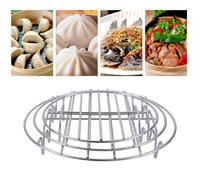Grille de cuisson en acier inoxydable à une seule couche pour friteuse à air chaud pour cuire du poisson, du poulet et d'autres aliments, convient pour les repas de famille et les réunions en plein
