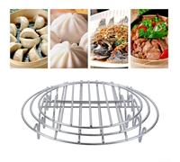 Grille de cuisson en acier inoxydable à une seule couche pour friteuse à air comprimé - Accessoire pour la cuisson à la vapeur et la tenue d'outils de cuisson - Convient pour la famille ou les