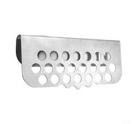Grille de cuisson en acier inoxydable : grille de protection réglable pour barbecue de 71,1 à 91,4 cm | Réducteur de déchets alimentaires très résistant avec design à clipser | Accessoire de barbecue