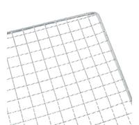 Grille de cuisson en acier inoxydable pour barbecue - Grille en maille filet de charbon de bois japonais coréen - Grille de cuisson surélevée en acier inoxydable (1 paquet) (60 x 40 cm)