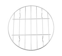 Grille de cuisson en acier inoxydable pour friteuse à air comprimé à une seule couche pour une utilisation à la vapeur et pour griller divers aliments (25,4 cm)