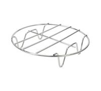 Grille de cuisson en acier inoxydable pour friteuse à air comprimé à une seule couche pour une utilisation à la vapeur et pour griller divers aliments (15,2 cm)