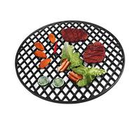 Grille de cuisson en fonte Ø 54,5 cm - Grille de cuisson émaillée en fonte massive - Top Design avec poignées