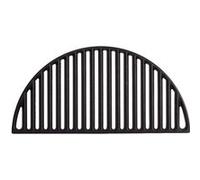 Kamado Joe Grille en fonte demi-lune Classic Joe 45,7 x 22,8 x 1,2 cm Noir