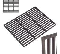 Grille de cuisson en fonte émaillée 45x35 carrée Grille en fonte 56518 Fonte de fer