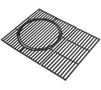 Grille de cuisson en fonte pour barbecue à gaz Enders Chicago 3 & Chicago Next 3, grille de cuisson stable en fonte émaillée (trois pièces) avec élément rond amovible