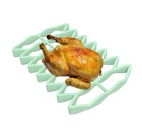 Grille de cuisson en silicone - Facile à nettoyer - Pour gâteaux, poulet, dinde, pizza, viande - Pour cuire, griller, cuire à la vapeur et refroidir
