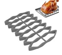 Grille de cuisson en silicone | Support De Cuisson En Silicone Pour Four,Plateau de cuisson drainant pour viande poulet dinde pizza légumes poisson | Accessoire Culinaire Pour