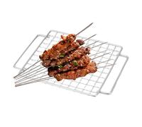 Grille de cuisson extérieure, grilles de barbecue - Grille à rôtir extérieure,Support de barbecue de Camping en plein air Portable, accessoires de cuisine pour le Camping