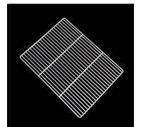 Grille de cuisson multi-usage en acier inoxydable pour four et barbecue, grille de refroidissement lisse pour gâteau pain, grille hygiénique en maille (30 x 40 cm)
