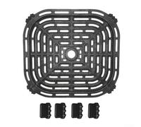 Grille de cuisson perforée en acier inoxydable de rechange pour friteuse à air Quart Paris pour favoriser une circulation de l'air optimale et des résultats de cuisson homogènes