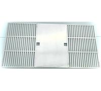 Grille de cuisson + plaque de cuisson Plancha en acier inoxydable V2A 1.4301 compatible avec les barbecues RÖSLE VIDERO G6 + G6-S Vario + PRO G6-S Vario + ALLFLAME Hero 6