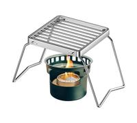 Grille de cuisson pliable en acier inoxydable pour de camp | Barbecue pliable pour feu de camp, rôtissage, maison, plage, arrière-cour
