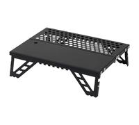 Grille de cuisson pliable pour feu de camp, support de réchaud pliable en acier inoxydable | Grille de camping portable en alliage d'aluminium | Grille de cuisson multifonction pour barbecues, jardin