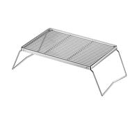 Grille de cuisson portable pliable réglable en hauteur pour de camp | Grilles de feu ouvertes d'extérieur pour barbecue de camp, rôtissage, maison, plage, arrière-cour